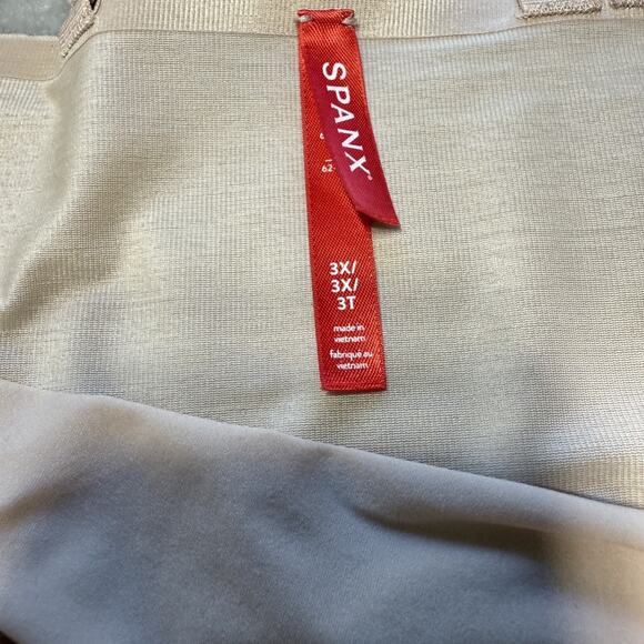 SPANX Shapewear Tank Top Womens 3X Nude Beige Seamless Smoothing Camisole - Picture 5 of 7